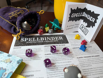 Spellbinder: a little free library RPG